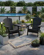 ŌWOW FOLDING ADIRONDACK CHAIR - BLACK