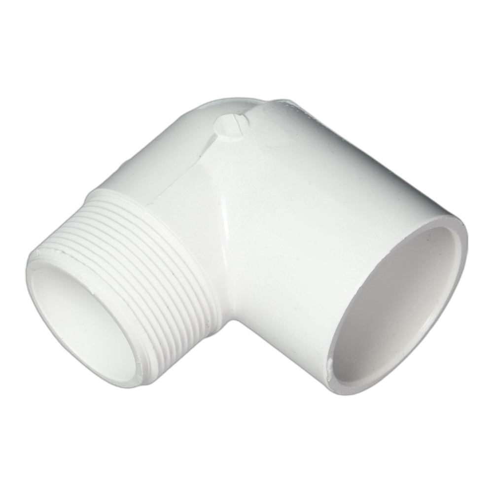 1.5 PVC 90 Street Elbow MIPT