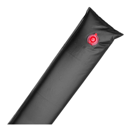 10 ft Heavy Duty Single Black Aquatube Water Bag