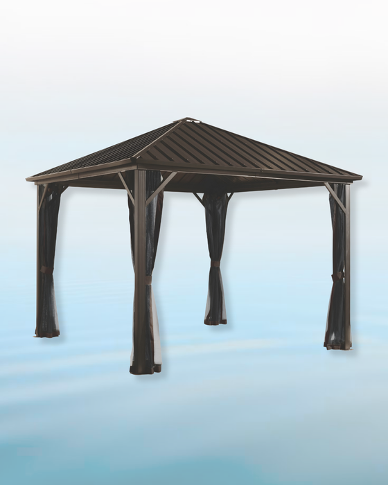 ŌWOW DAKOTA #53 GAZEBO 10'x10' STEEL ROOF