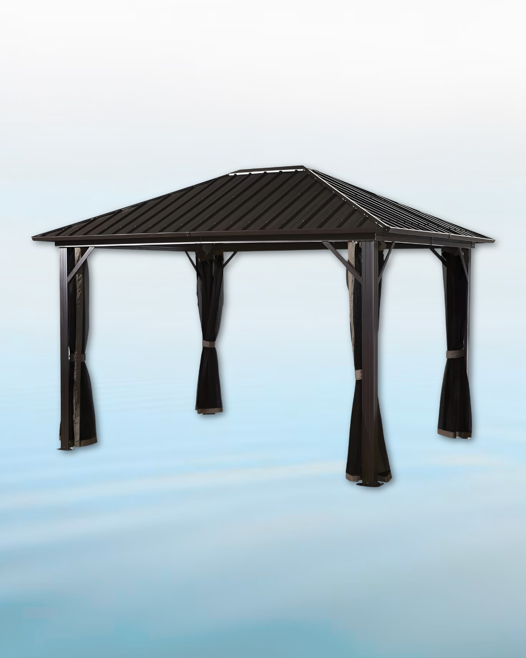 ŌWOW DAKOTA #53 GAZEBO 10'x12' STEEL ROOF