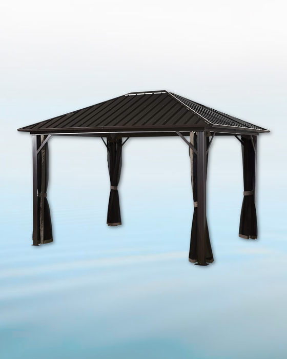 ŌWOW DAKOTA #53 GAZEBO 10'x12' STEEL ROOF