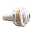 12 inch Wide Mouth Above Ground Skimmer and Return Jet Kit (White)
