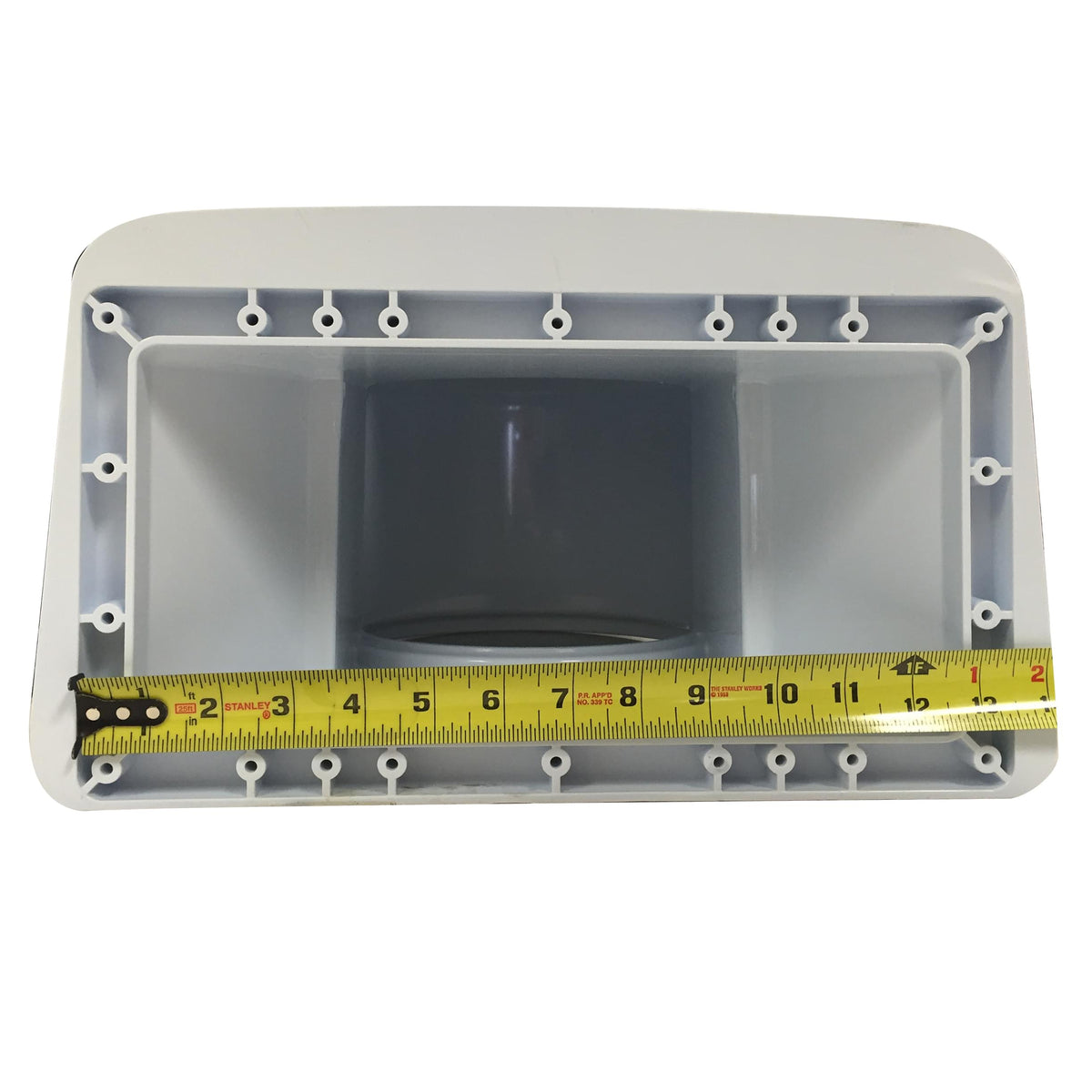 12 inch Wide Mouth Above Ground Skimmer and Return Jet Kit (White)