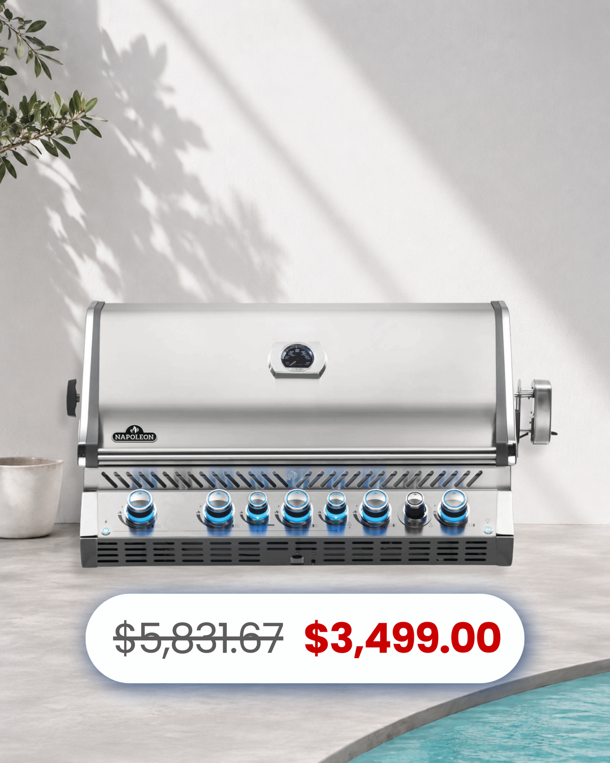 NAPOLEON BUILT-IN PRESTIGE PRO™ 665 RB - NATURAL GAS