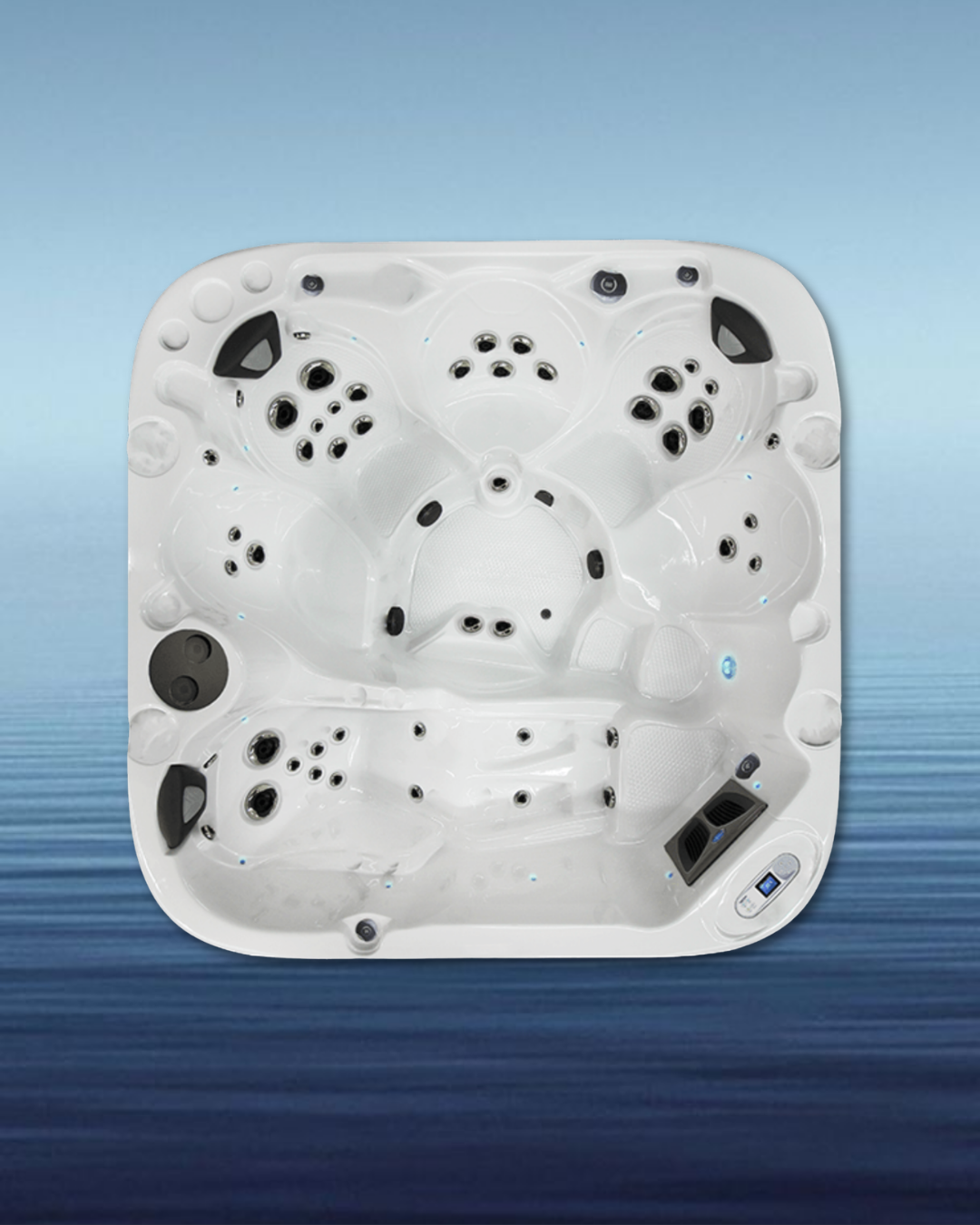 COAST SPAS CLASSIC APEX LOUNGE CURVE HIGH PROFILE
