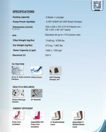 COAST SPAS CLASSIC APEX LOUNGE CURVE HIGH PROFILE