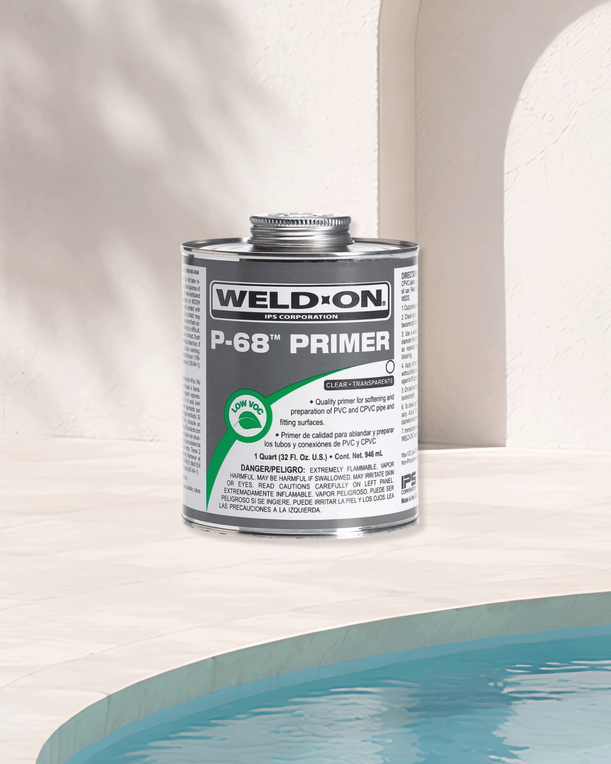 WELD-ON 1/4 P-68™ CLEAR PRIMER