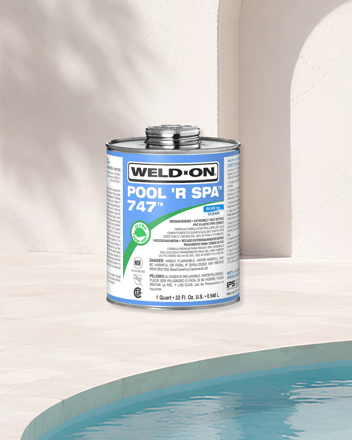 WELD-ON 1/4 747™ POOL ‘R SPA
