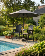 ŌWOW TALL ADIRONDACK CHAIR SET - BLACK