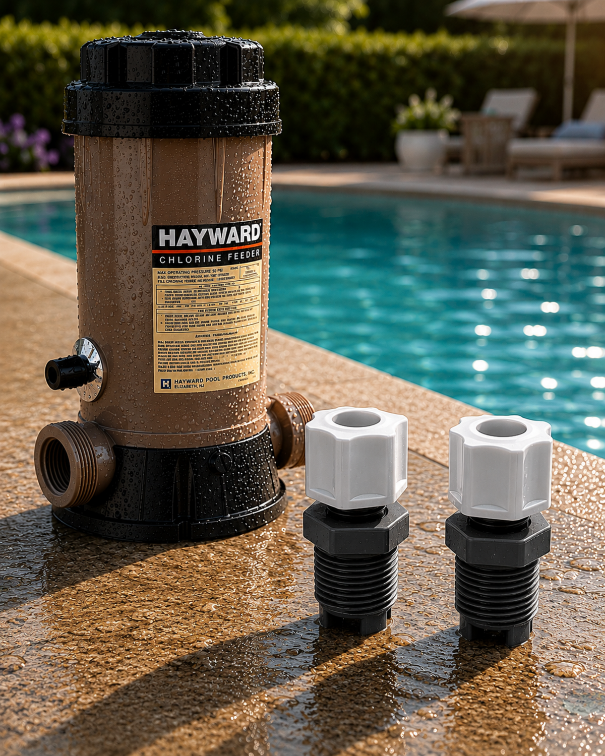 HAYWARD CHECK VALVE & INLET FITTING ADAPTER (OPEN LINE)