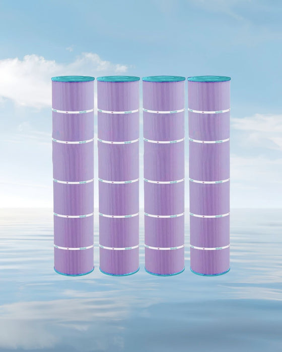 HURRICANE 4 PACK HF7482-04P PLATINUM PURPLE POOL FILTER CARTRIDGE REPLACEMENT