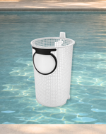 CARVIN JACUZZI MAGNUM FORCE 9" STRAINER BASKET W/ FLAPPER
