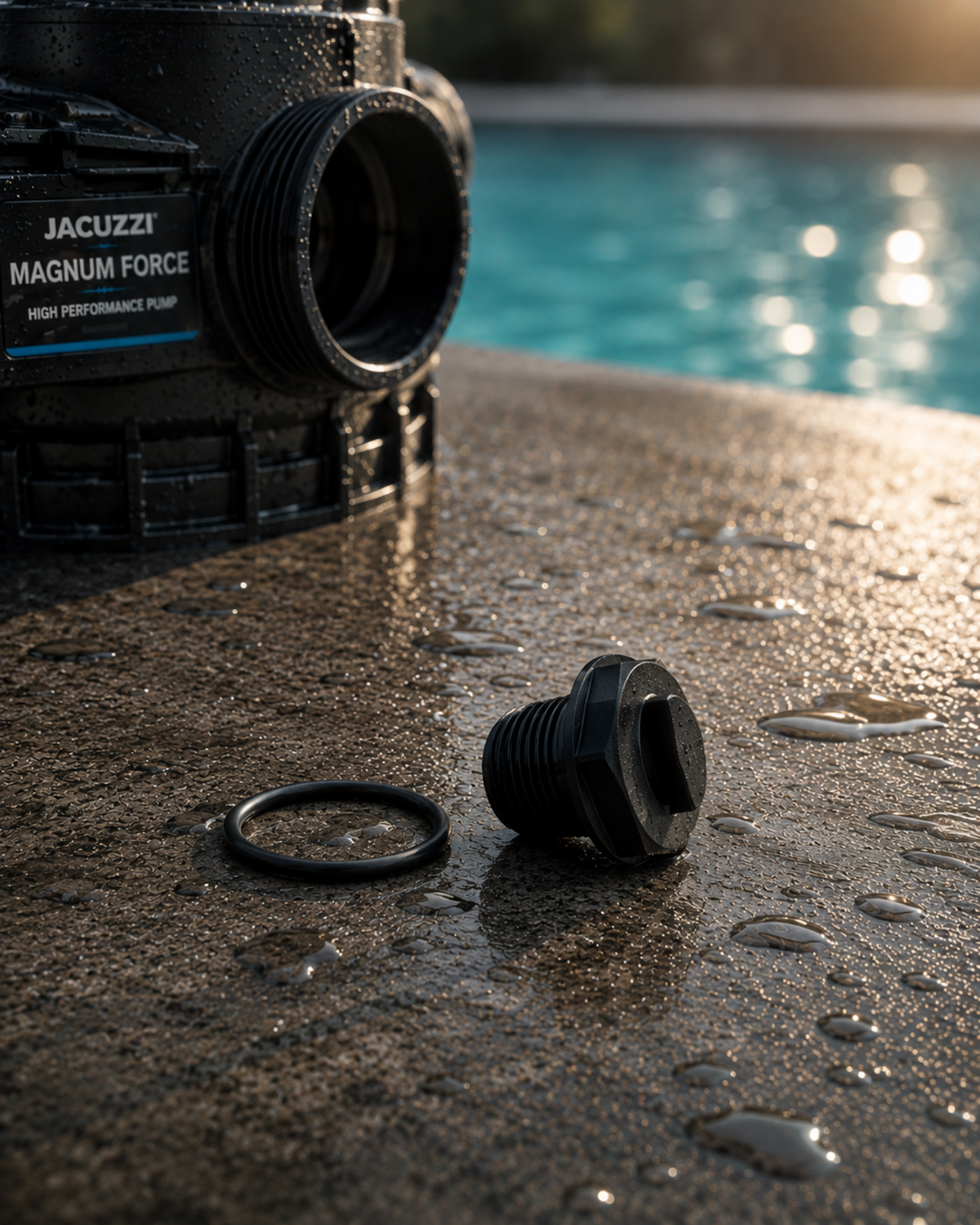 CARVIN JACUZZI DRAIN PLUG WITH O-RING