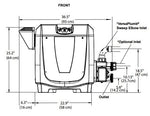 Jandy Pro Series JXi Low NOx 260,000 BTU Natural Gas Heater