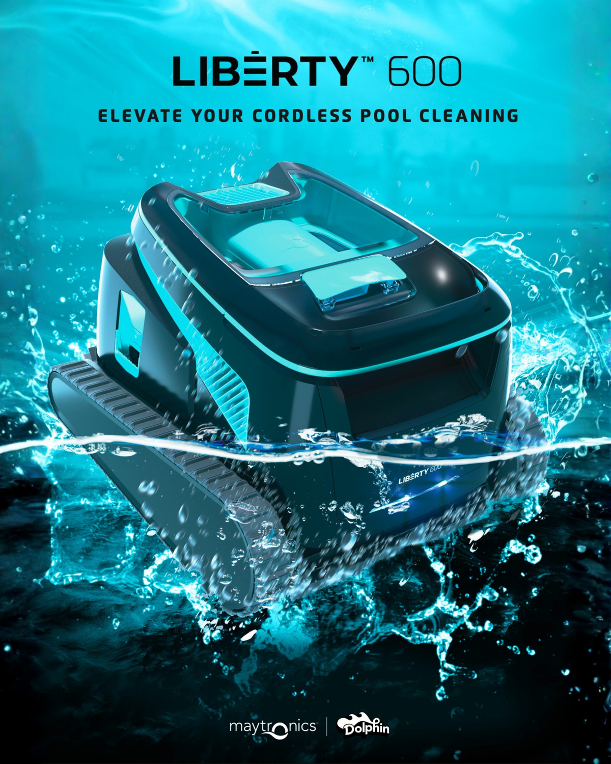 DOLPHIN LIBERTY 600 - BLACK & TEAL