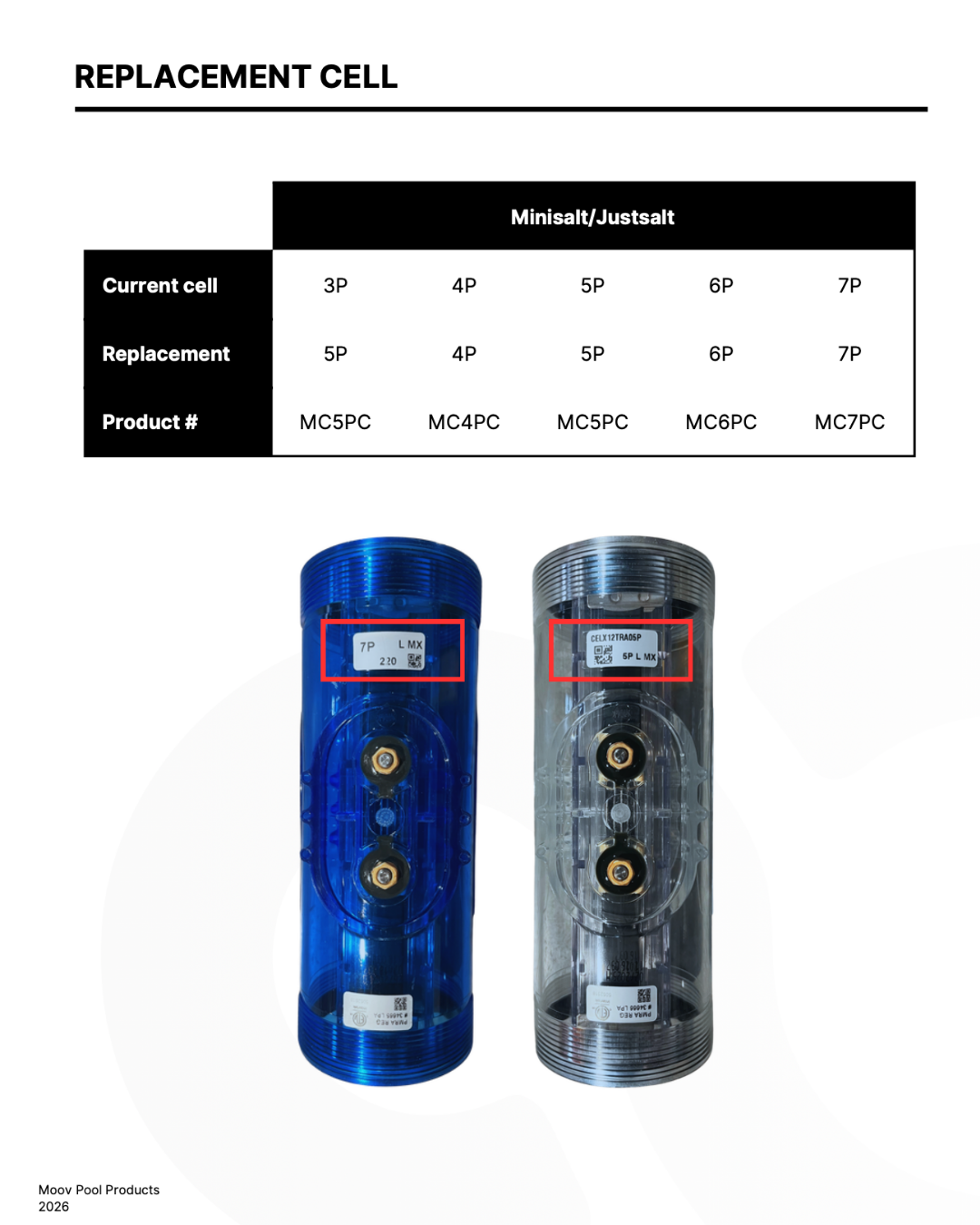 MOOV SALT CELL REPLACEMENT 3P