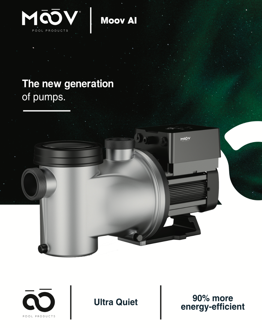 MOOV AI VARIABLE SPEED INVERTER PUMP 2.0 HP