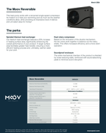MOOV REVERSIBLE ON/OFF HEAT PUMP 55K BTU