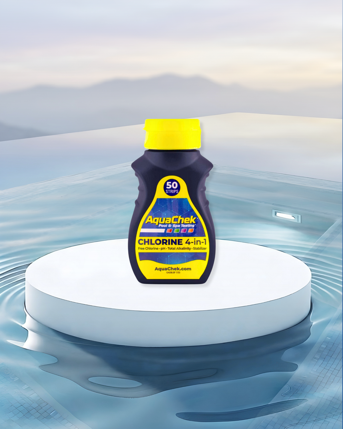 AQUACHEK 4-WAY CHLORINE 50 TEST STRIPS