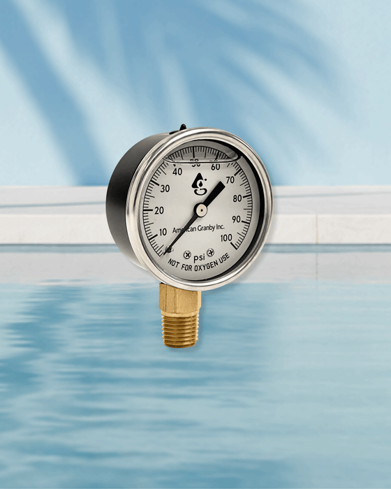 AMERICAN GRANBY LIQUID FILLED PRESSURE GAUGE