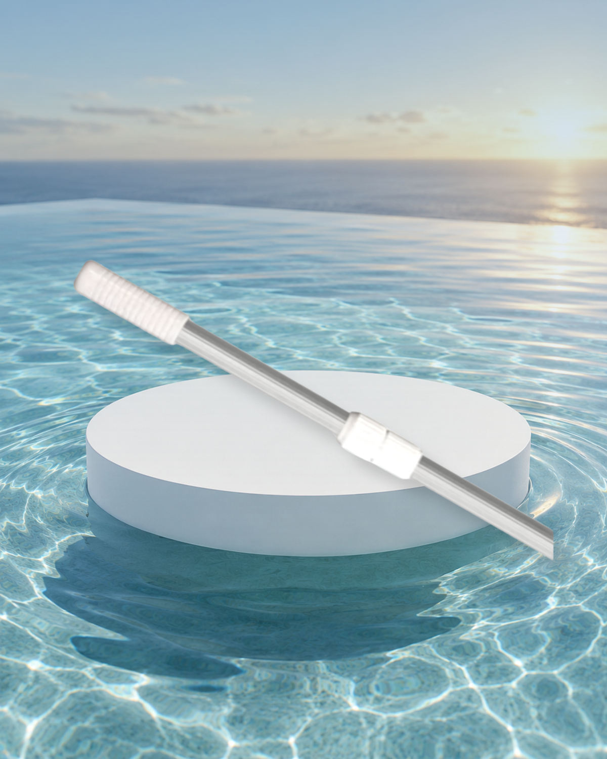 POOLSTYLE 6'-12' DELUXE RIBBED OUTER LOCK TELESCOPIC POLE