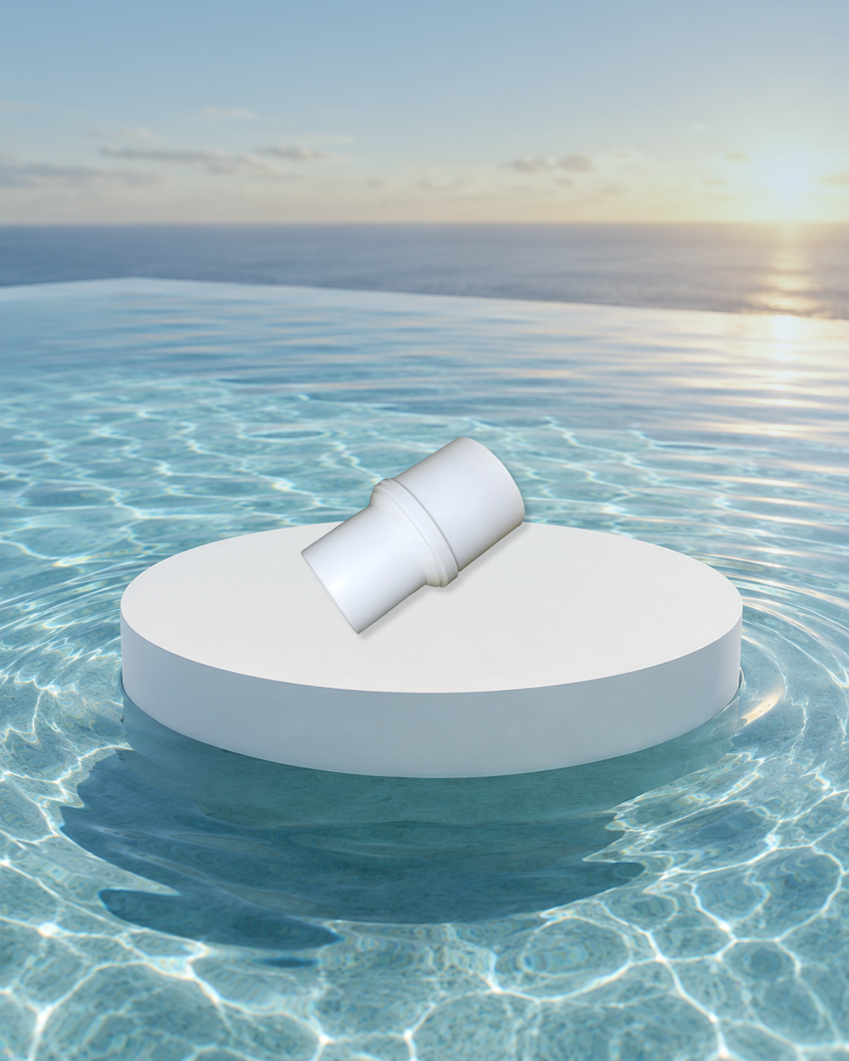POOLSTYLE 1.5" WHITE VAC HOSE CUFF