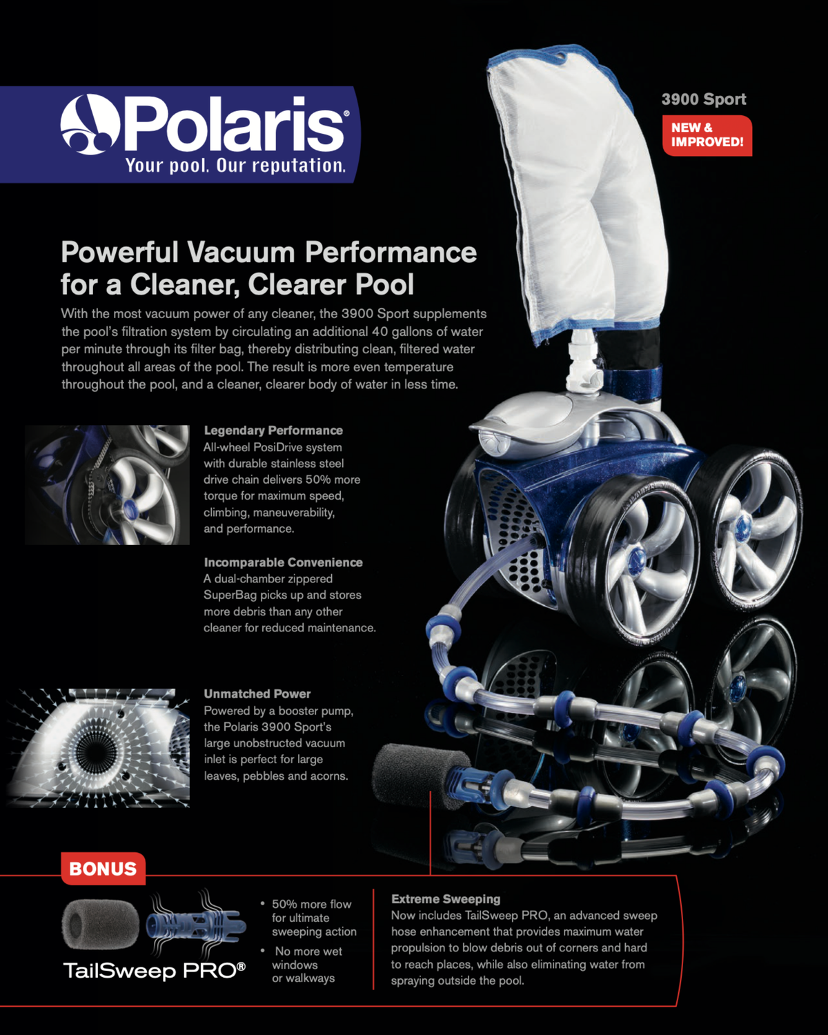 POLARIS VAC-SWEEP 280 W/OUT PUMP