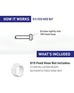 POLARIS FEED HOSE NUT REPLACEMENT PART