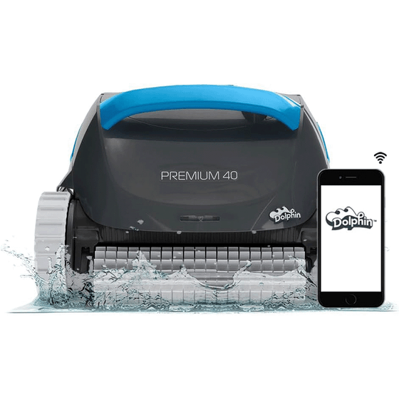 Dolphin Premium 40 Bluetooth and WiFi Enabled Robotic Pool Cleaner