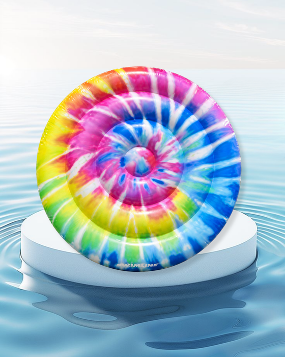 SWIMLINE 36.5" SPIRAL TIE DYE FLOATING RING
