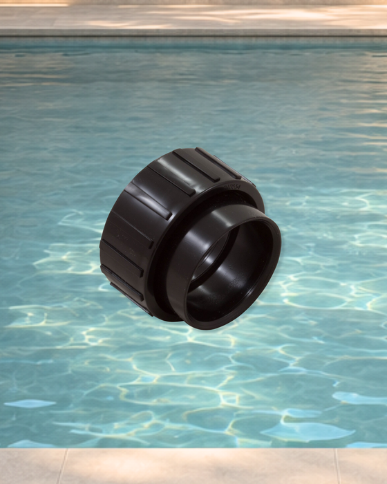 CARVIN JACUZZI MAGNUM FORCE PUMP UNION SET 2" SLIP - BLACK
