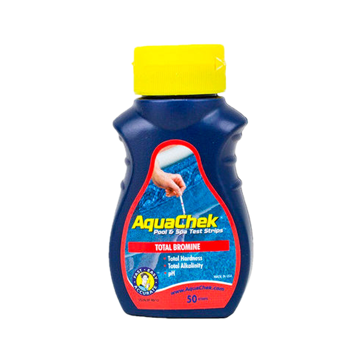 AquaChek Red 4 in 1 Bromine Test Strip