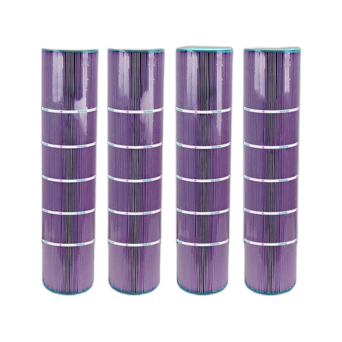 HURRICANE 4 PACK HF7472-04P PLATINUM PURPLE POOL FILTER CARTRIDGE REPLACEMENT
