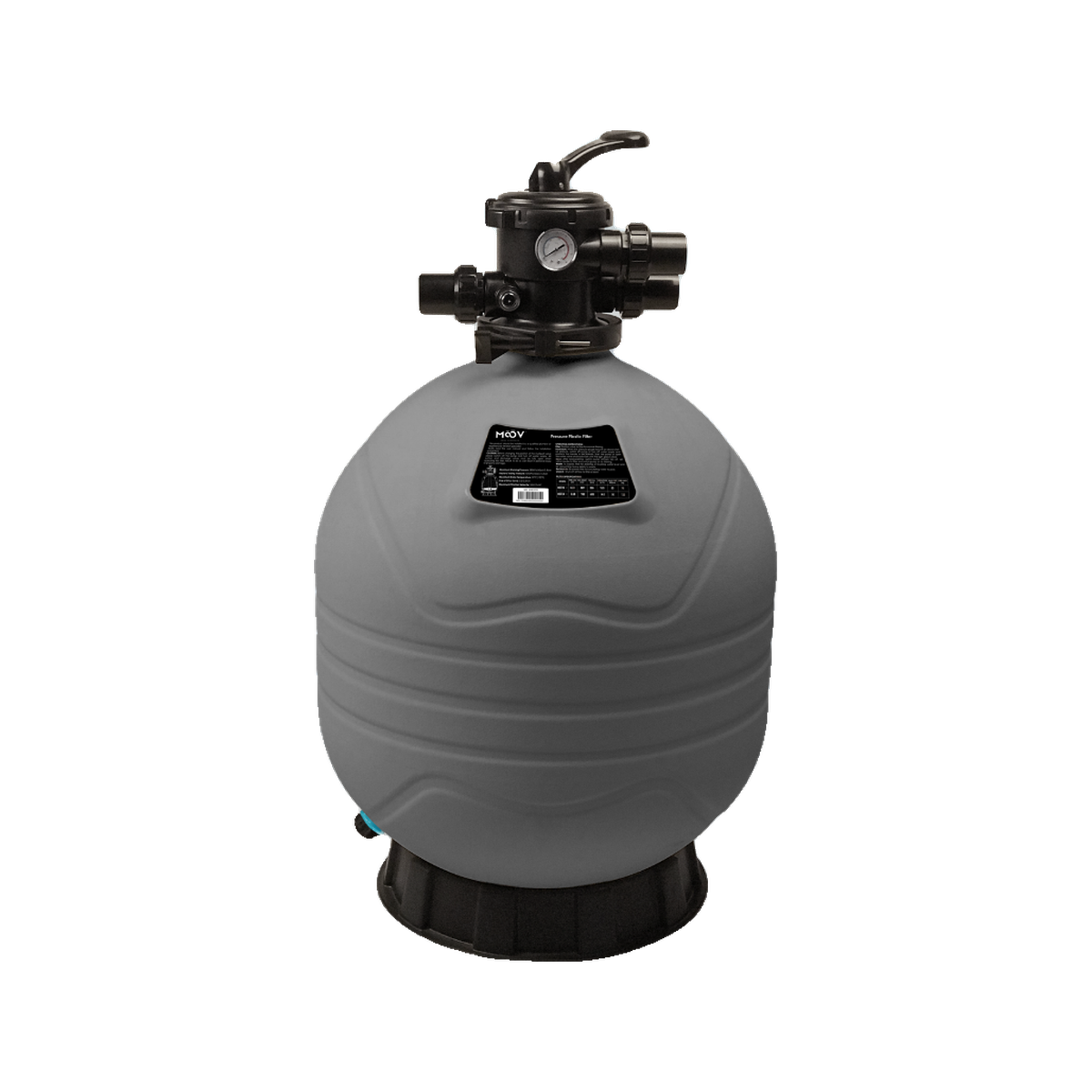 MOOV 24'' TOP MOUNT SAND FILTER WITH 1.5'' VALVE 4BAR