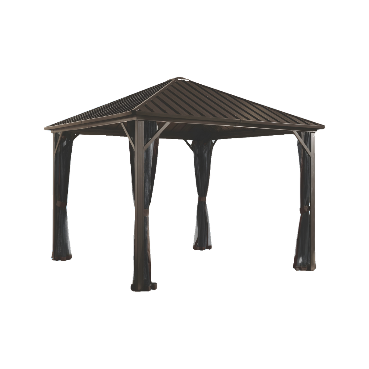 OWOW DAKOTA #53 GAZEBO 10'x10' STEEL ROOF