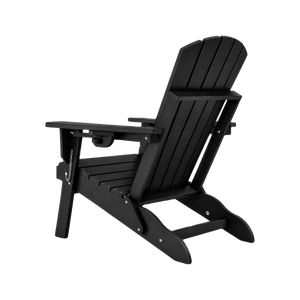 OWOW FOLDING ADIRONDACK CHAIR - BLACK