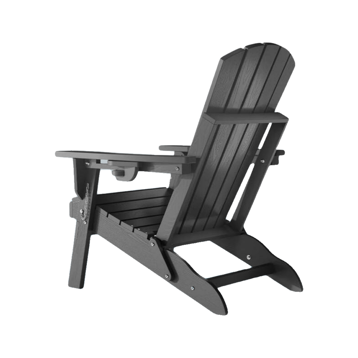OWOW FOLDING ADIRONDACK CHAIR - DARK GRAY