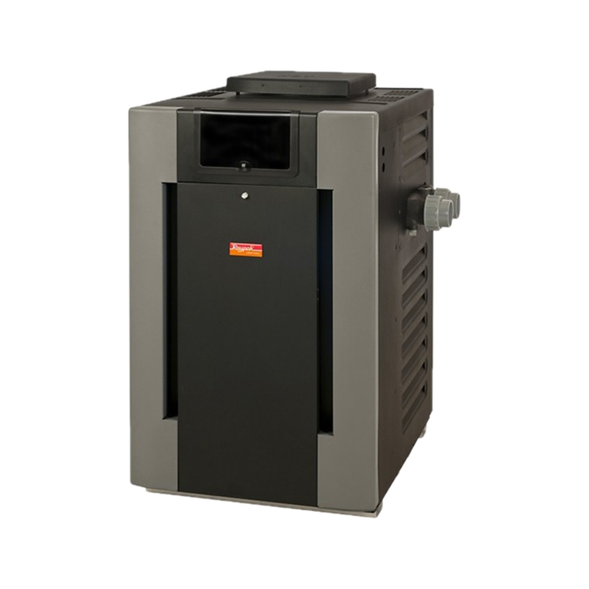 Raypak Digital 266,000 BTU Electronic Natural Gas Swimming Pool Heater with Riser