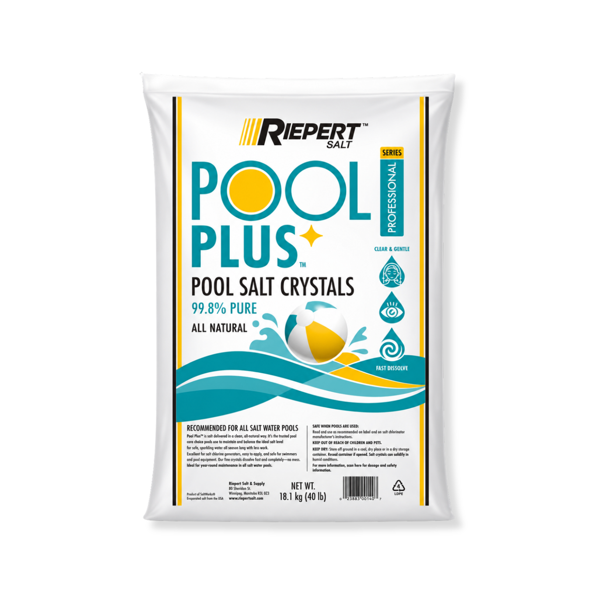 RIEPERT POOL SALT - 18.1 kg