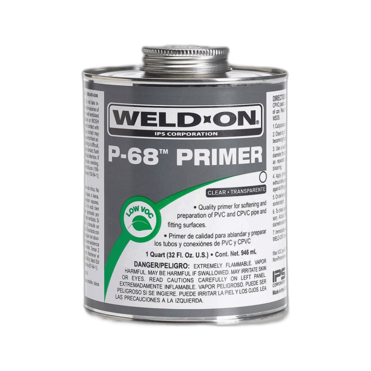 WELD-ON 1/4 P-68™ CLEAR PRIMER