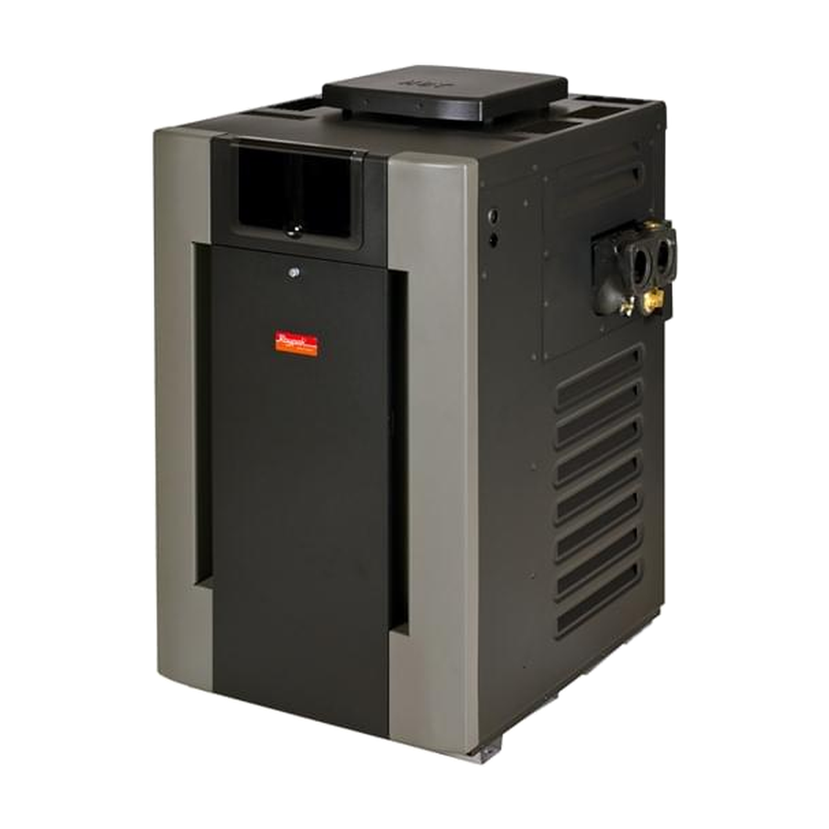 Raypak Digital 266,000 BTU Electronic Natural Gas Swimming Pool Heater with Riser