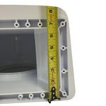 12 inch Wide Mouth Above Ground Skimmer and Return Jet Kit (White)