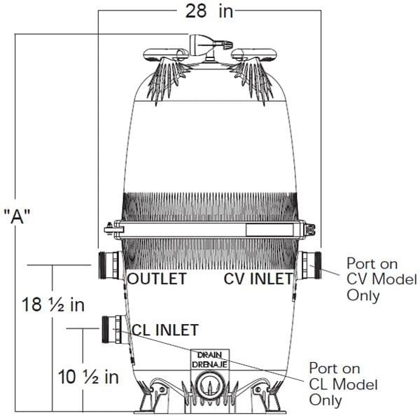 Jandy CV340 Cartridge Filter