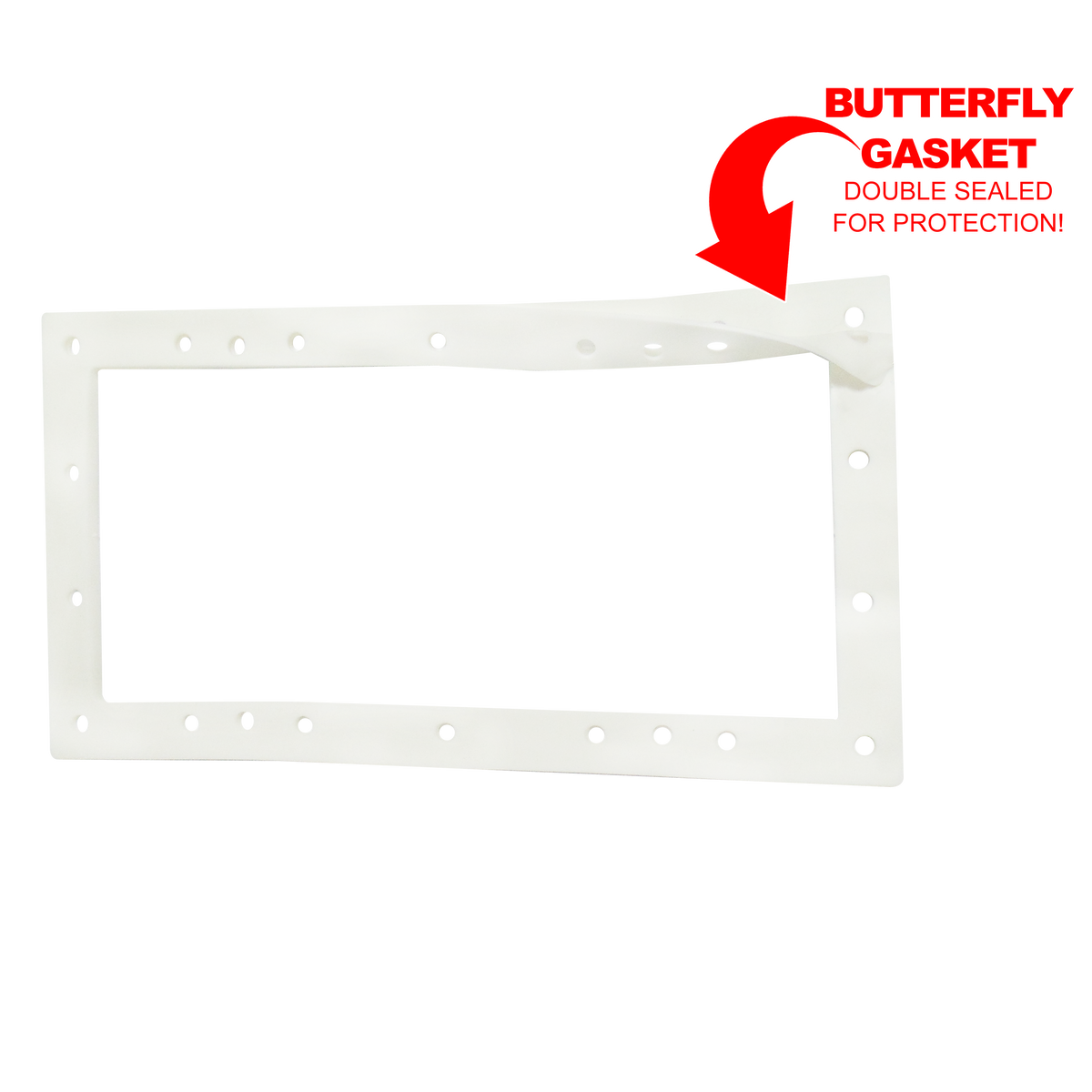12 inch Wide Mouth Above Ground Skimmer and Return Jet Kit (White)