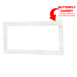 12 inch Wide Mouth Above Ground Skimmer and Return Jet Kit (White)